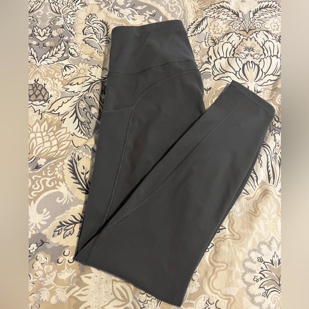 Charcoal Gray Leggings | High Stretch Everyday Basic | Medium